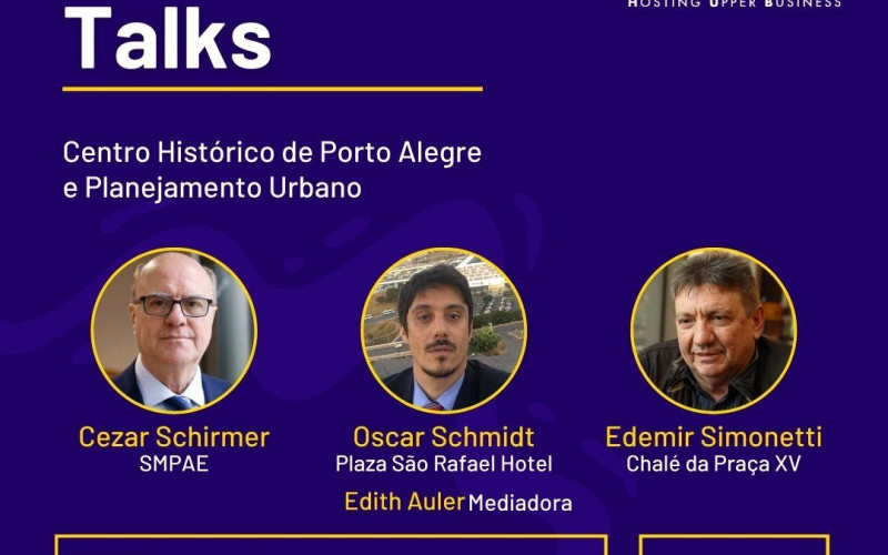 HUB Talks promove debate sobre o centro histórico e planejamento urbano