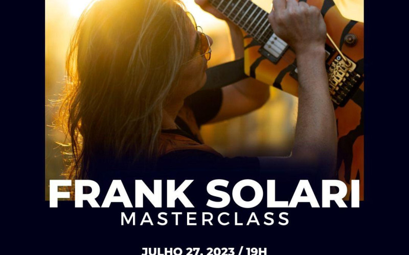 Plaza HUB Sounds anuncia masterclass especial de guitarra com o músico e produtor Frank Solari